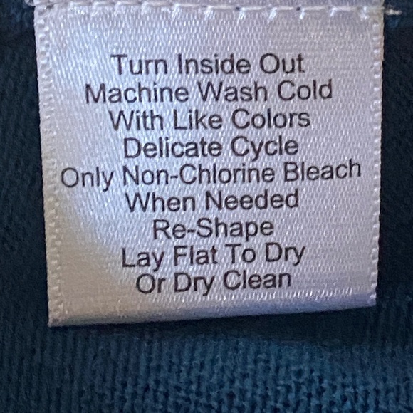 JOS A BANK Men's V-Neck Pullover Sweater Teal Blue 100% Merino Wool Size Large - Picture 11 of 11